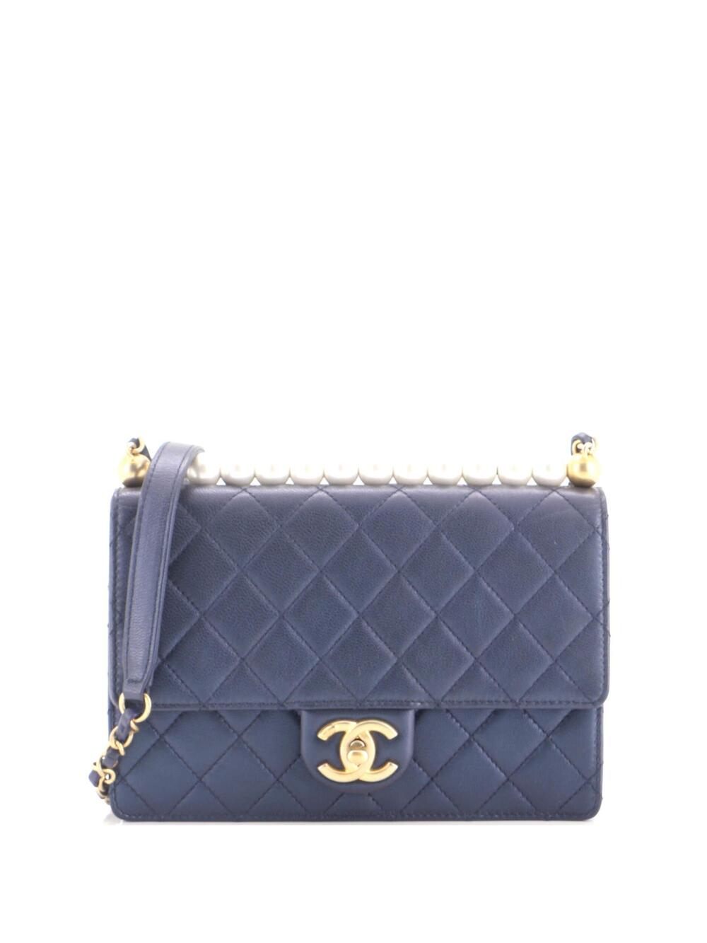 Chanel Chic Pearls Flap Bag Quilted #350922C46B